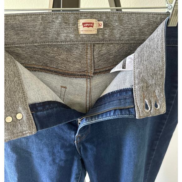 Levi’s Skinny Leg Blue Denim Jeans Size 32 Super Soft Denim - Picture 4 of 12